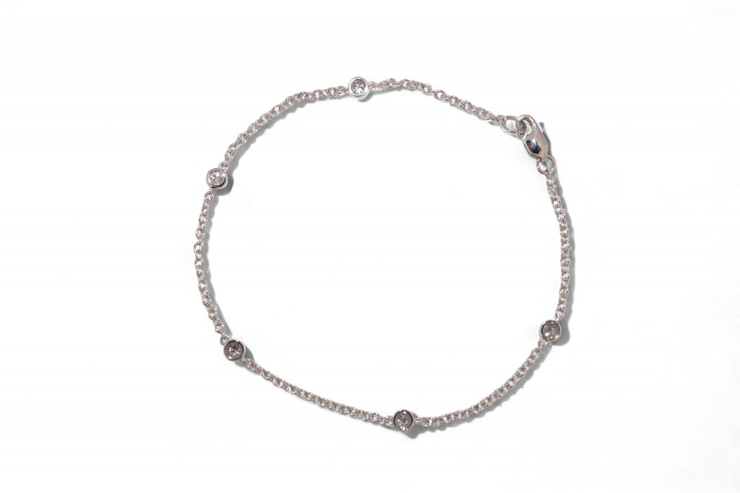 14K Gold Diamonds by the Inch Necklaces and Bracelets – Various Sizes Available