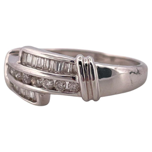0.50ctw I/J SI2 Diamond Band Set In 14K White Gold