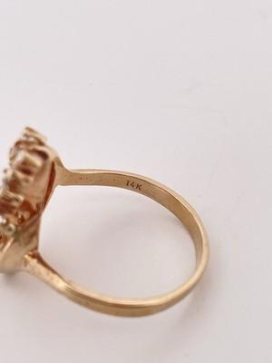 14k Gold 0.25ctw H-I SI1 Diamond Ring/ Size 6.25/ 3.3g
