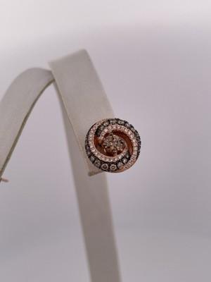 14k Rose Gold 1.00ctw Levian Earrings/ 5.6g Total Weight