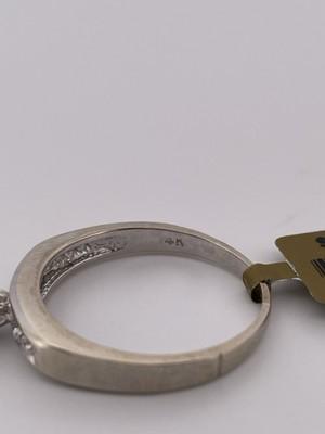 14k White Gold 0.25ctw Diamond Engagement Ring/ Size 8.25/ 3.1g