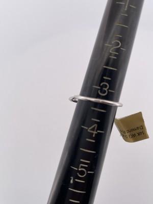 14k White Gold 0.40ctw Diamond Ring/ Size 3.25/ 2.5g