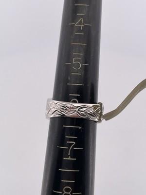 14k White Gold 1.00ctw Very Fine Diamond Band/ Size 6.25/ 7.5g