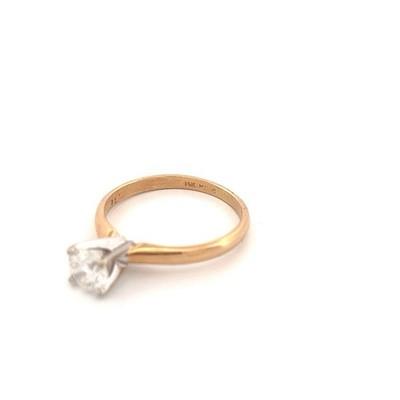 14k Yellow Gold 0.45CT H SI2 Engagement Ring
