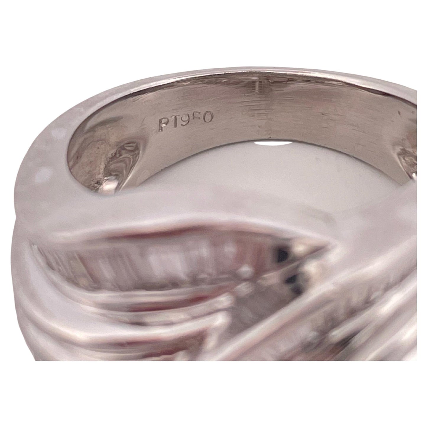 1.50ctw F VS2 Diamond Ring Set In Platinum