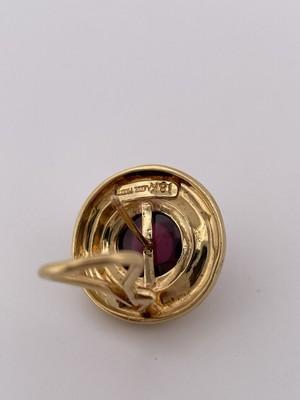18k Yellow Gold Fine Rubellite Earrings/ 15.0g Total Weight