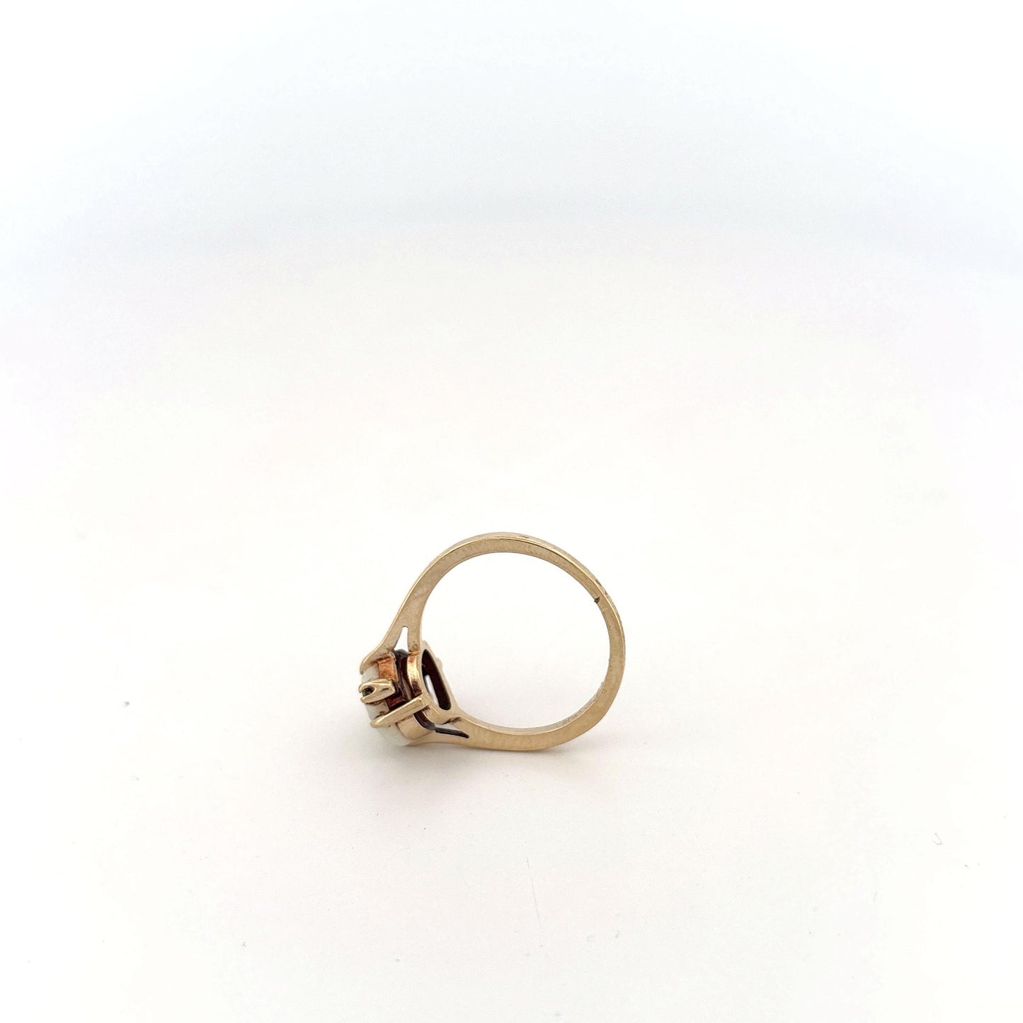 14k Opal & Diamond Ring