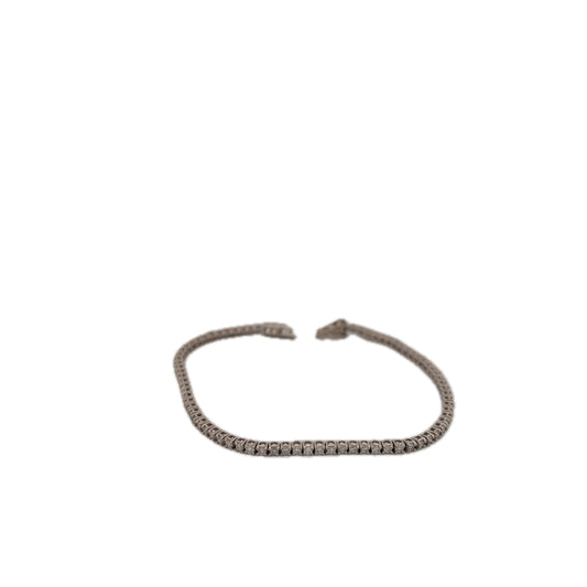 14K White Gold Tennis Bracelet 1.18 Carats