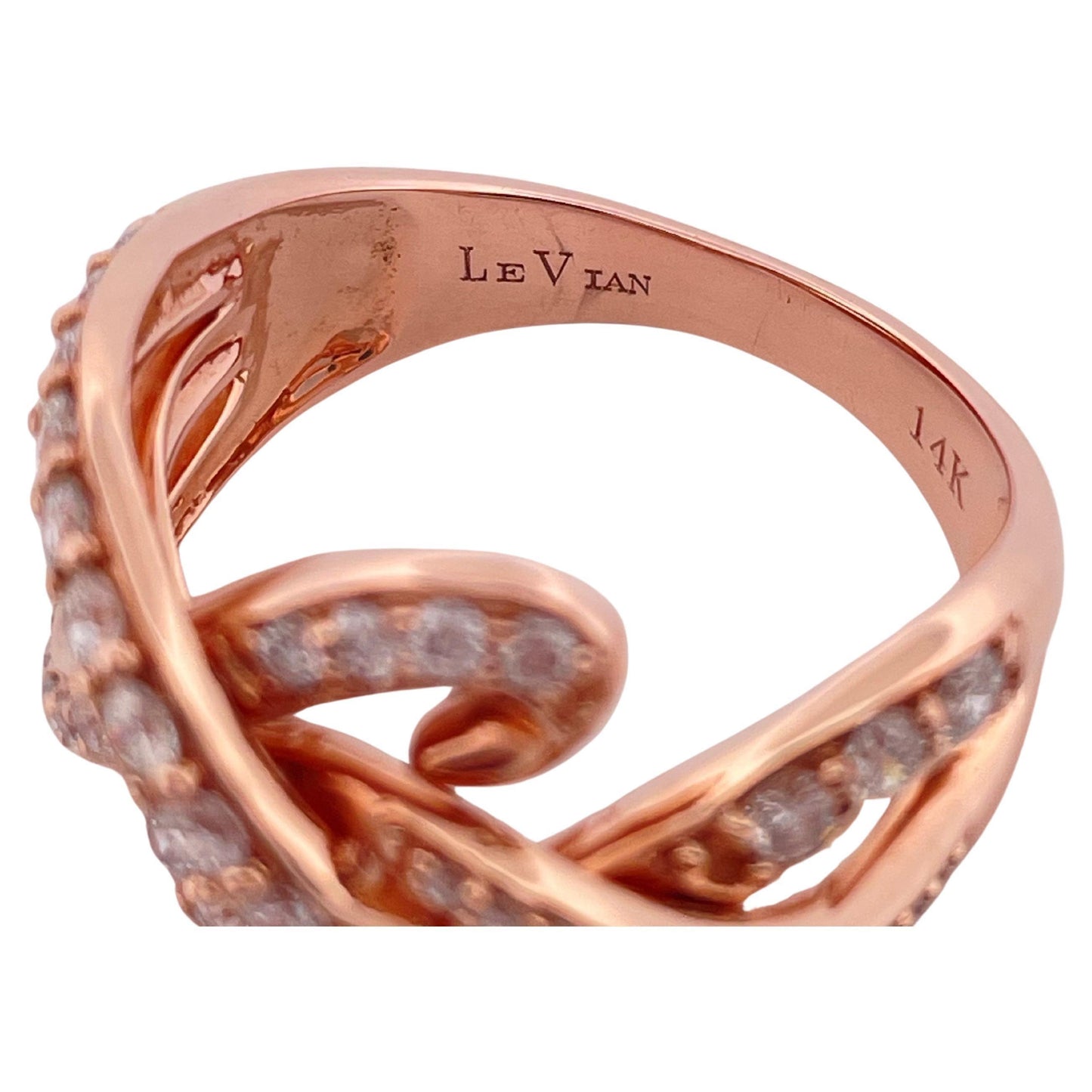 Le Vian 0.85ctw H-I SI1 Diamond Ring Set In 14K Rose Gold