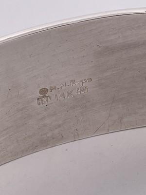 M.M. Rogers 14k 925 SS Buffalo Cuff Bracelet 44.7g