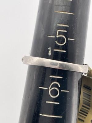 Platinum 0.18ctw Diamond Ring/ Size 5.5/ 5.5g