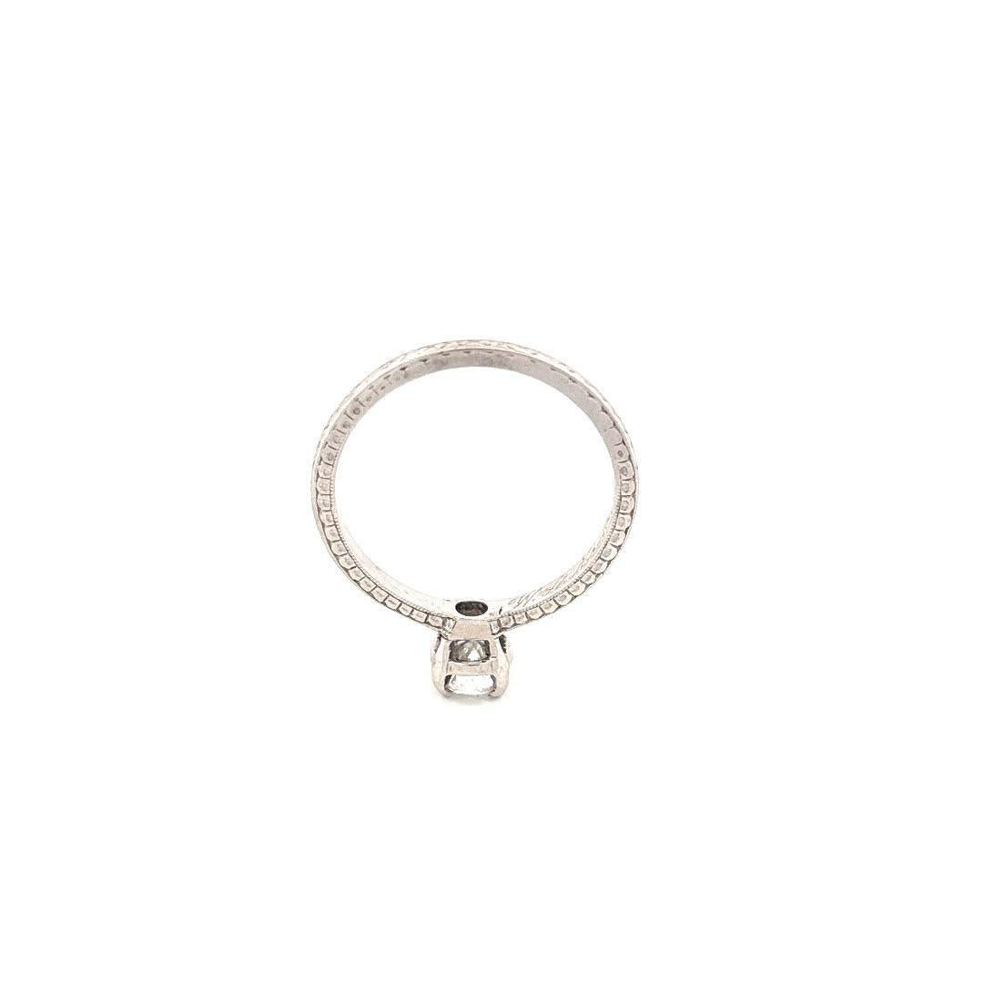 Platinum 0.45CT Engagement Ring IV17
