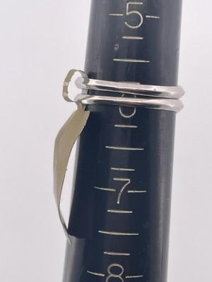 Platinum 0.54ctw Center Stone Engagement Ring & Band Set/ Size 6/ 5.4g