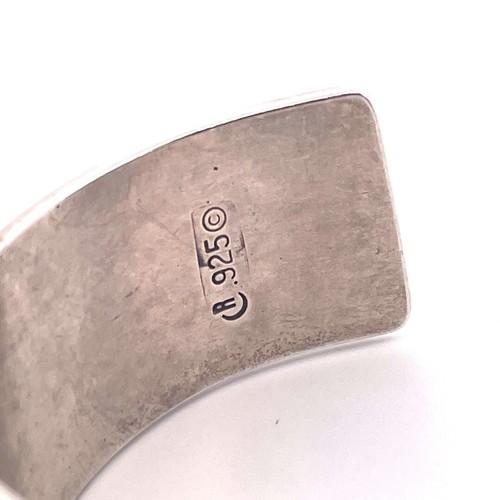 Relios Carolyn Pollack Roderick Tenorio Sterling Silver Bear Cuff Bracelet Large