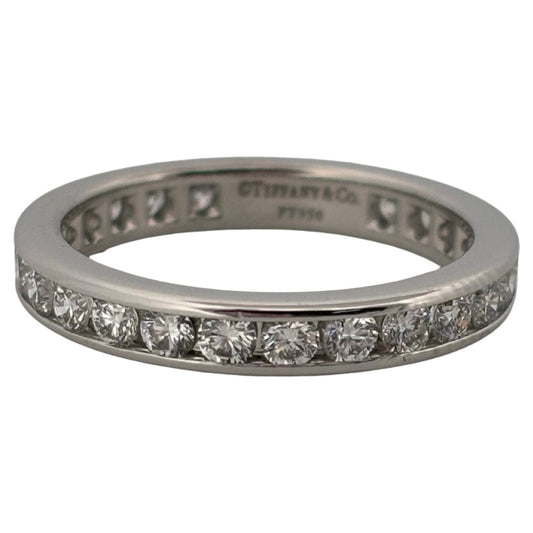 Tiffany & Co. 3 Millimeter 1.10ctw E VS1 Diamond Full Eternity Band Ring