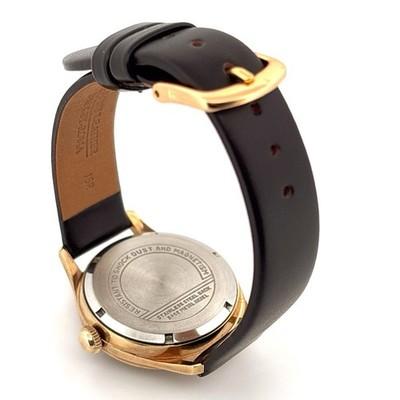 Vintage 1960s BENRUS 10K RGP 17J Manual Wind Men's Watch Serviced 33 Millimeter