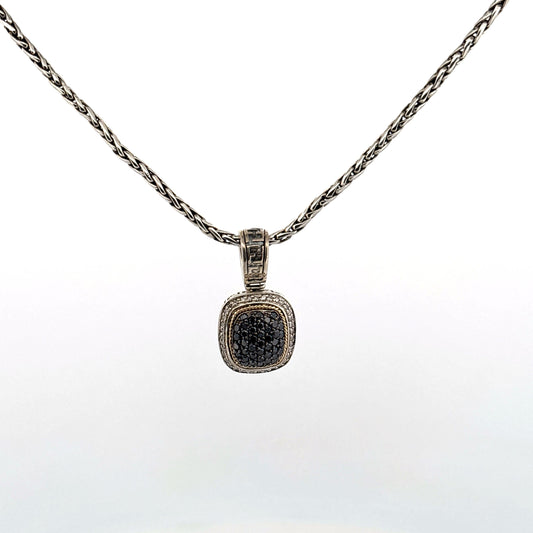 Effy Black Diamond Pendant Necklace