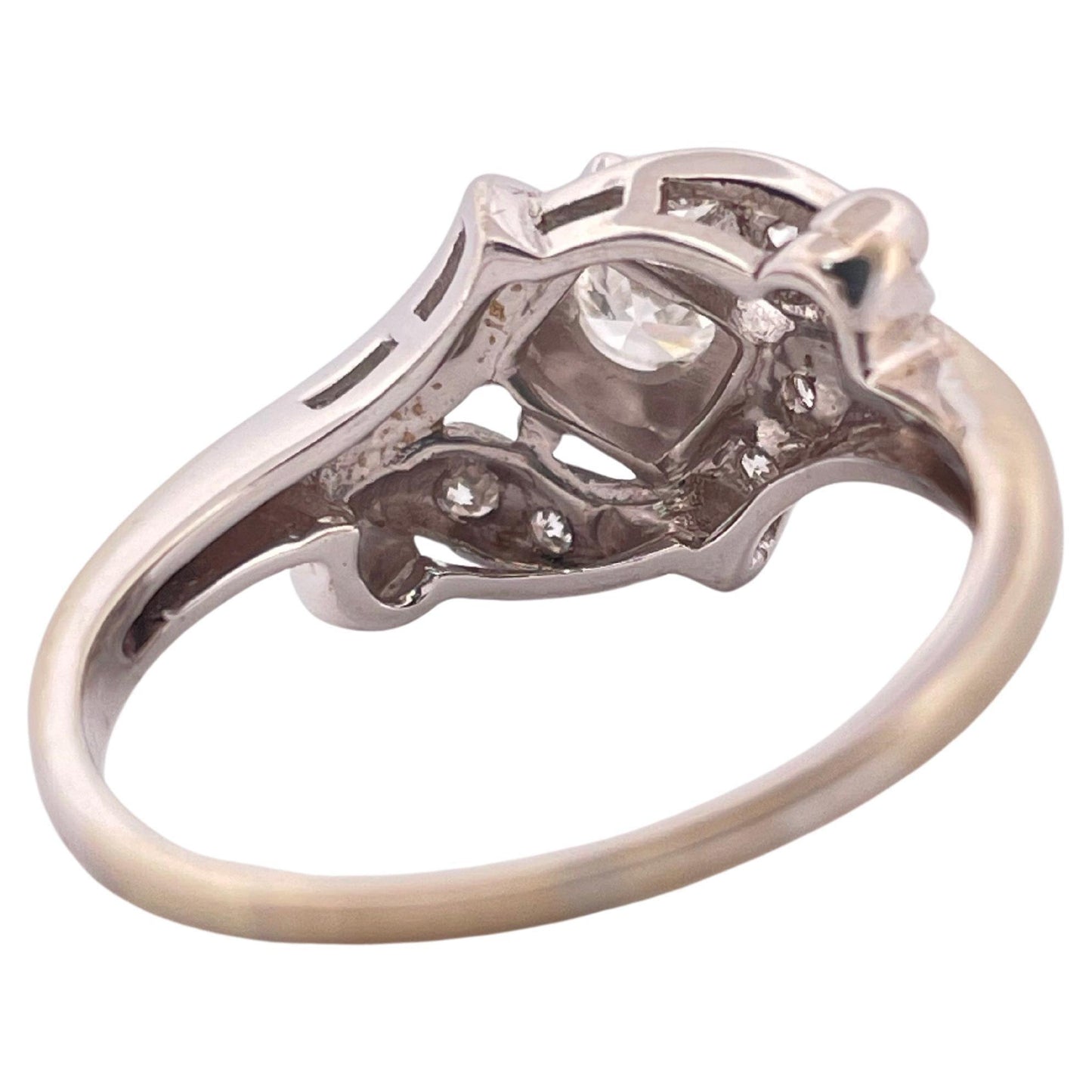 0.40ctw H SI2 Diamond Ring Set In 14K Yellow Gold