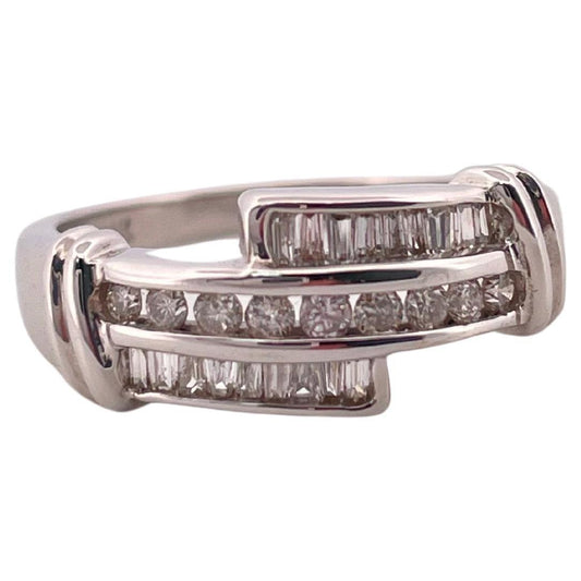 0.50ctw I/J SI2 Diamond Band Set In 14K White Gold