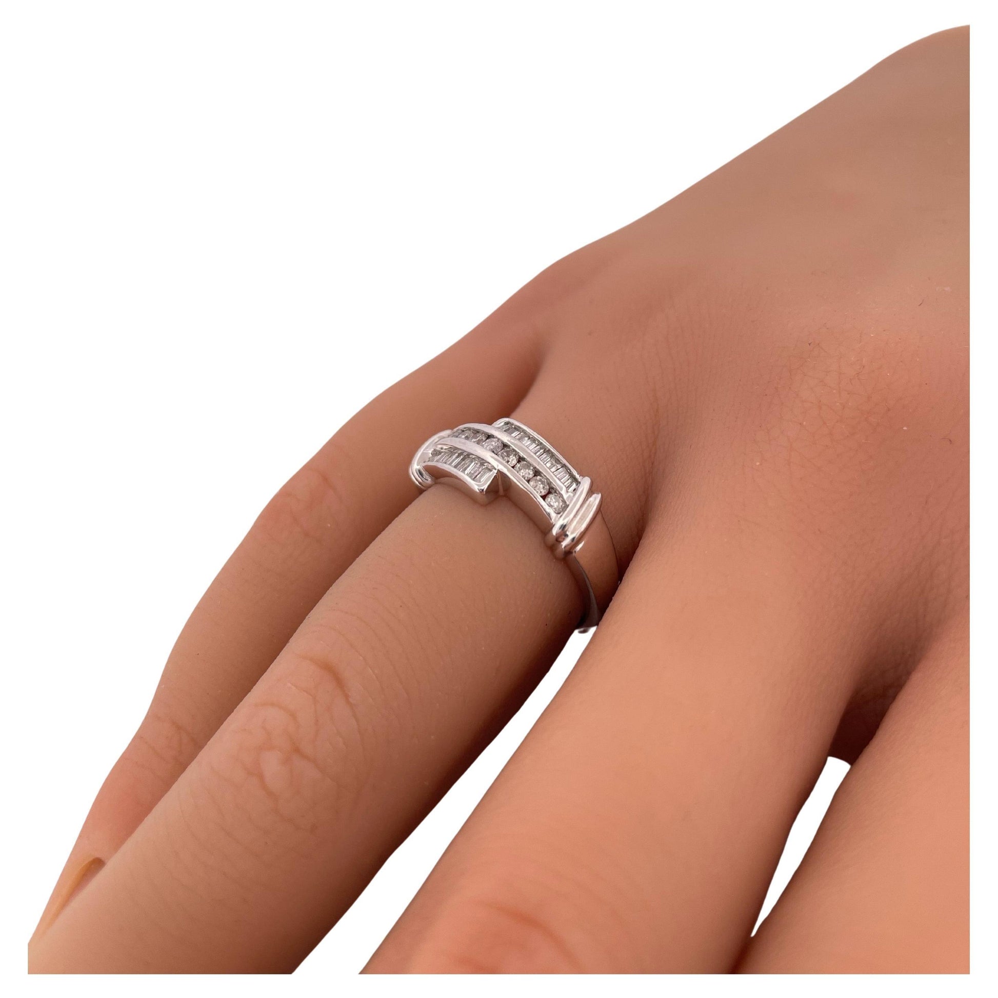 0.50ctw I/J SI2 Diamond Band Set In 14K White Gold
