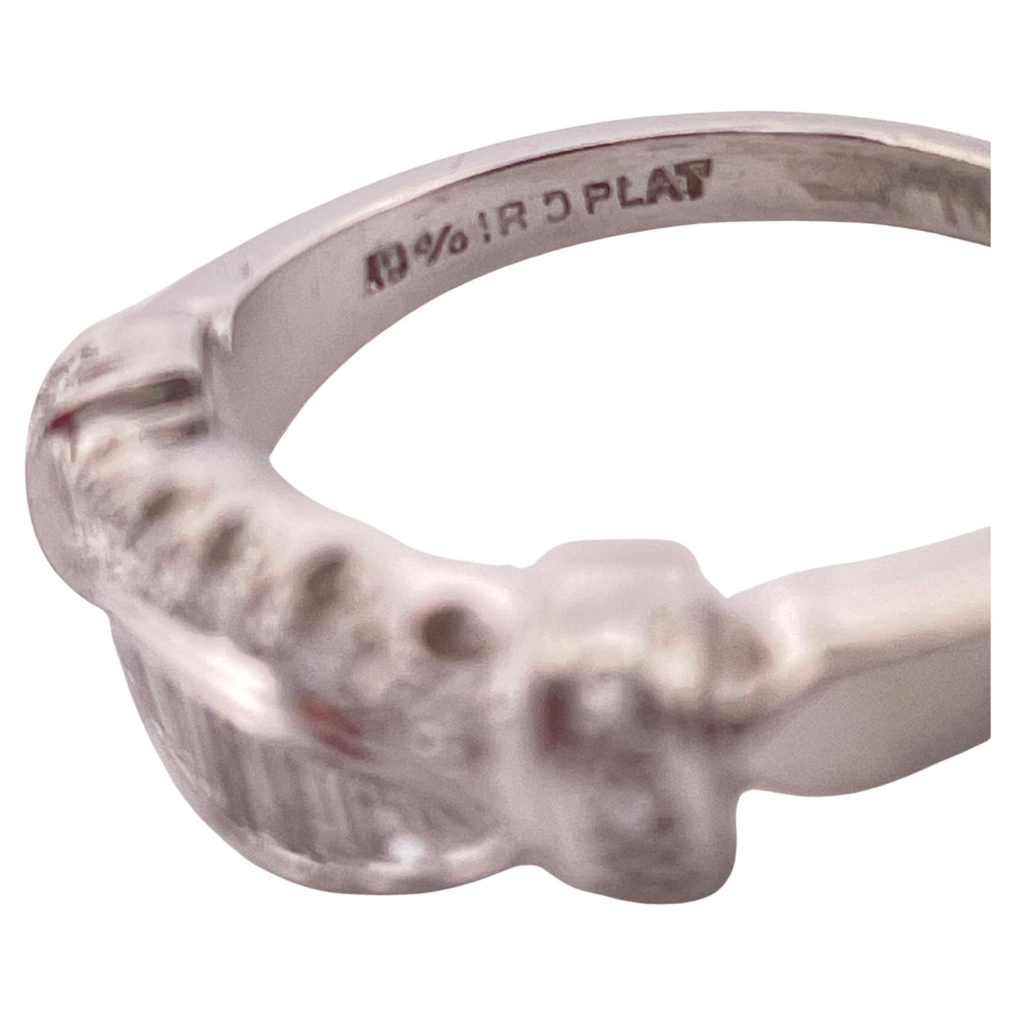 0.70ctw G-H SI1 Diamond Ring Set In Platinum