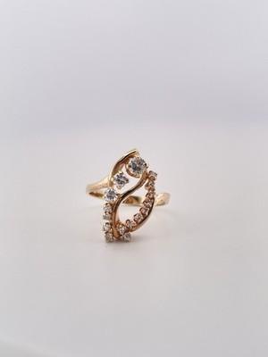 14k Gold 0.25ctw H-I SI1 Diamond Ring/ Size 6.25/ 3.3g