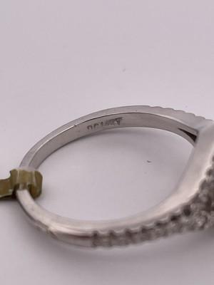 14k WG 1.44ct Center & 0.35ctw Mounting K VS1 Old Cut Dia Ring/ Size 7/ 3.8g