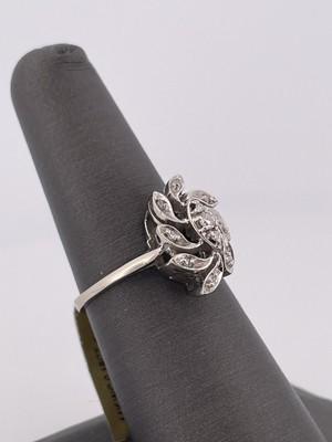 14k White Gold 0.20ctw Diamond Ring/ Size 7.25/ 3.6g
