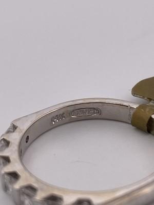 14k White Gold 0.70ctw Diamond Band/ Size 6.25/ 2.9g