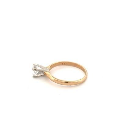 14k Yellow Gold 0.45CT H SI2 Engagement Ring