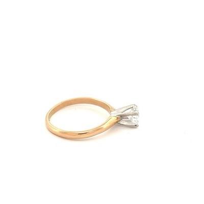 14k Yellow Gold 0.45CT H SI2 Engagement Ring