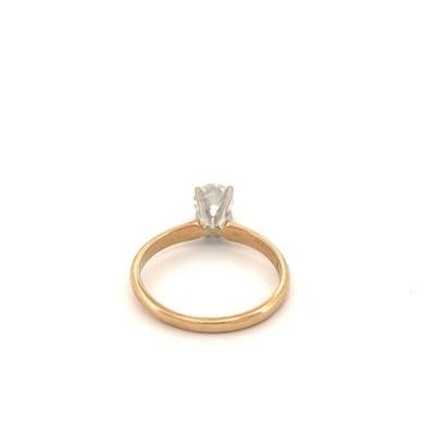 14k Yellow Gold 0.45CT H SI2 Engagement Ring
