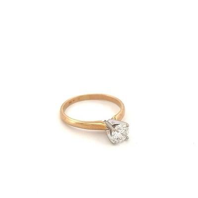14k Yellow Gold 0.45CT H SI2 Engagement Ring