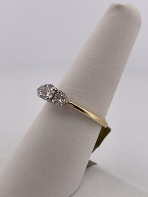 14k Yellow Gold 0.80ctw Diamond Ring/ Size 7.25/ 2.8g