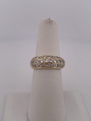 14k Yellow Gold 0.90ctw G SI1 Diamond Ring/size 6.5/ 4.8g