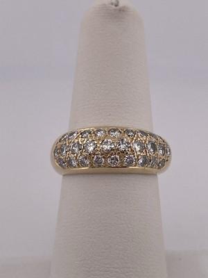 14k Yellow Gold 0.90ctw G SI1 Diamond Ring/size 6.5/ 4.8g