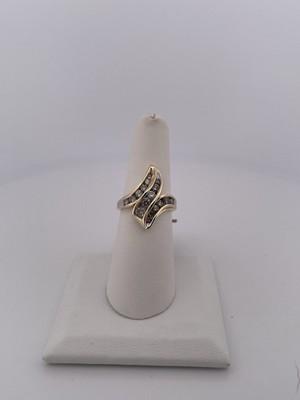 14k Yellow Gold 1.00ctw Diamond Ring/ Size 6.75 / 4.9g