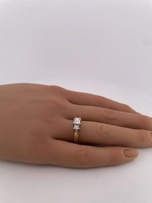 14k Yellow Gold 1.00ctw Engagement Ring/ Size 7/ 3.3g