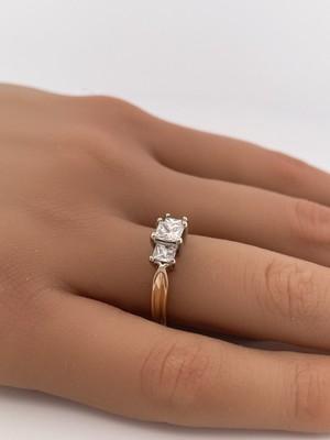 14k Yellow Gold 1.00ctw Engagement Ring/ Size 7/ 3.3g