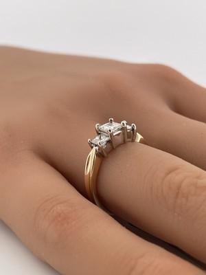 14k Yellow Gold 1.00ctw Engagement Ring/ Size 7/ 3.3g
