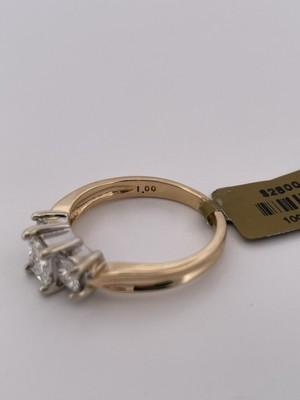 14k Yellow Gold 1.00ctw Engagement Ring/ Size 7/ 3.3g