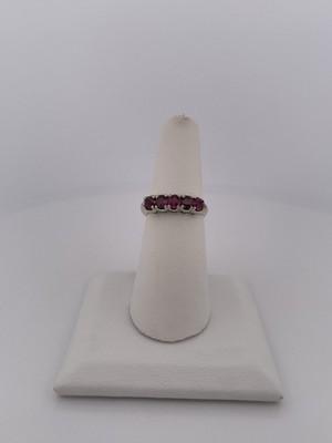 14k Yellow & White Gold Ruby Ring/ Size 6.75/ 2.7g