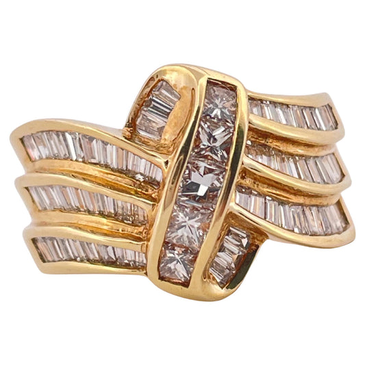 2.00ctw H/I SI1-2 Diamond Ring Set In 14K Yellow Gold