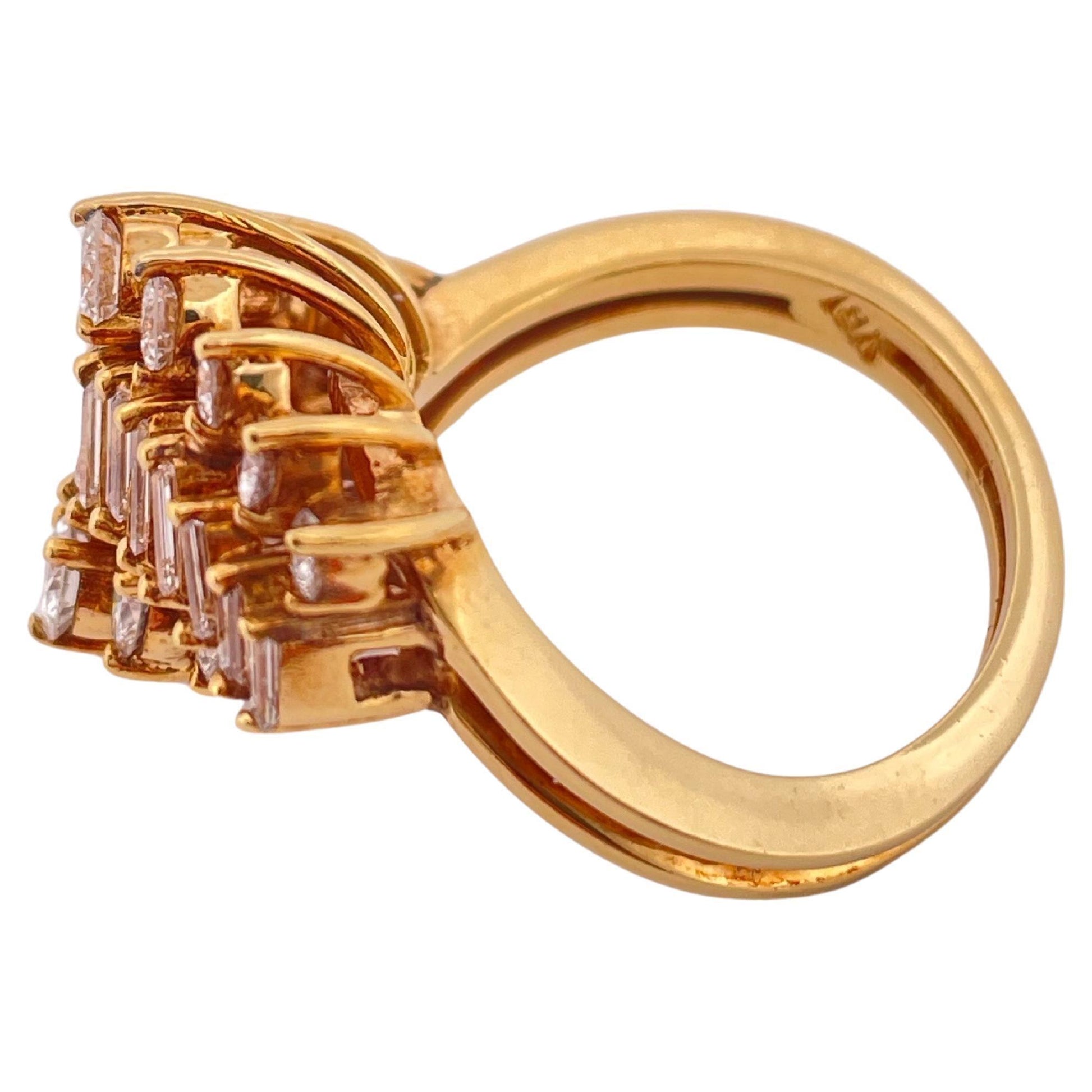 2.50ctw G-H SI1-SI2 Diamond Ring Set In 18K Yellow Gold