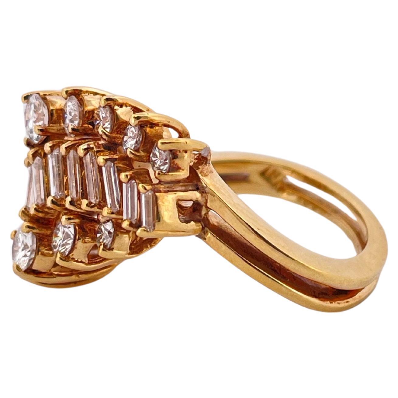 2.50ctw G-H SI1-SI2 Diamond Ring Set In 18K Yellow Gold
