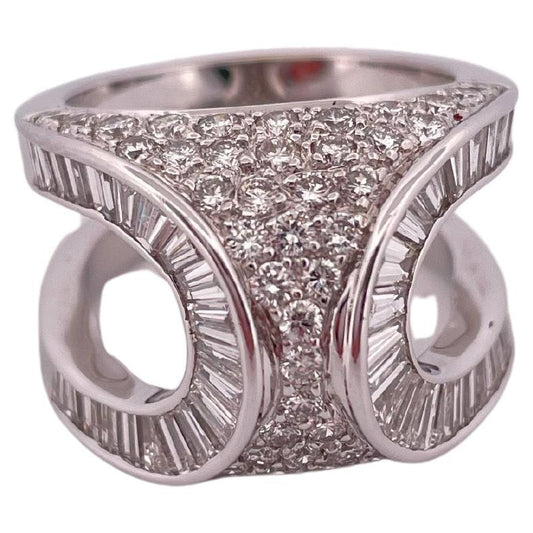 5.00ctw H-I SI2 Diamond Ring Set In 18K White Gold