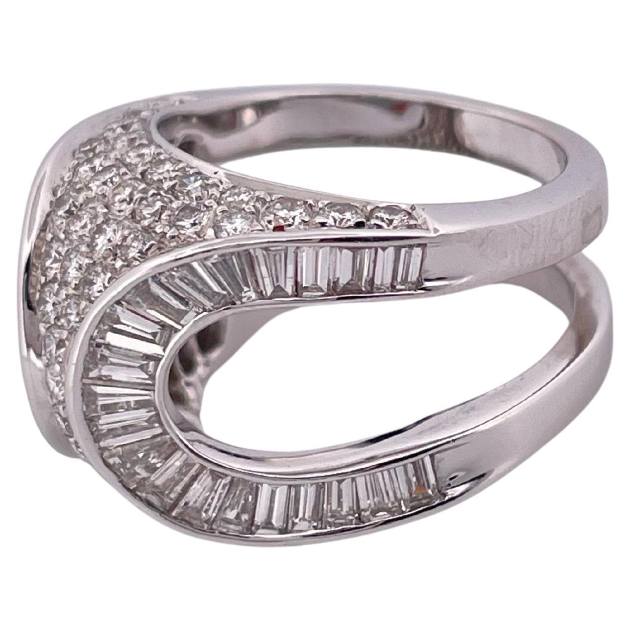 5.00ctw H-I SI2 Diamond Ring Set In 18K White Gold