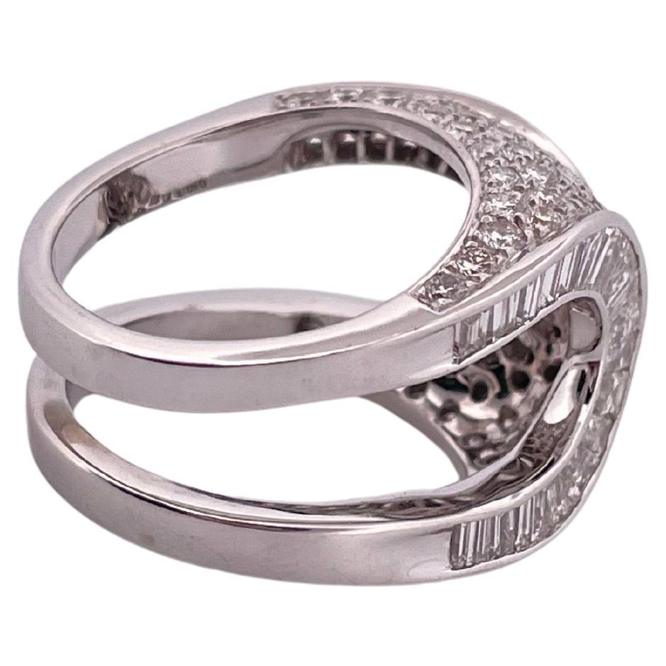 5.00ctw H-I SI2 Diamond Ring Set In 18K White Gold