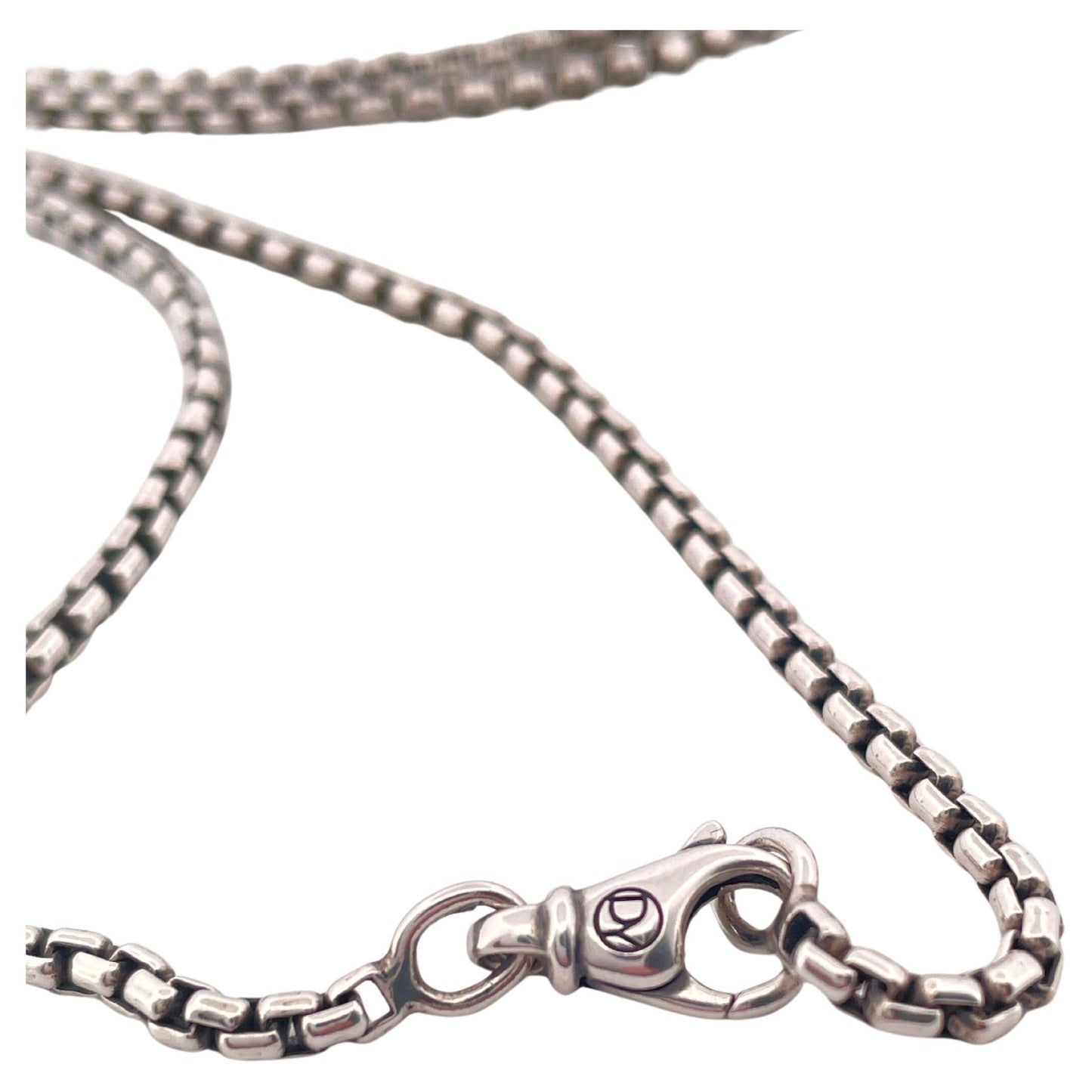 David Yurman Blue Topaz Renaissance Pendant & Chain Set in 925 Sterling Silver