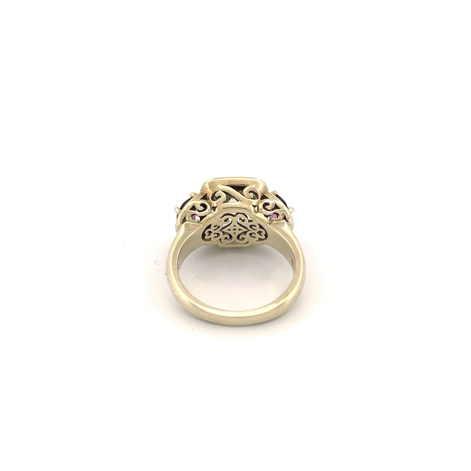 14K Citrine & Tourmaline Ring